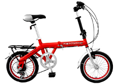 16" 6 SPEED FOLDING BICYCLE